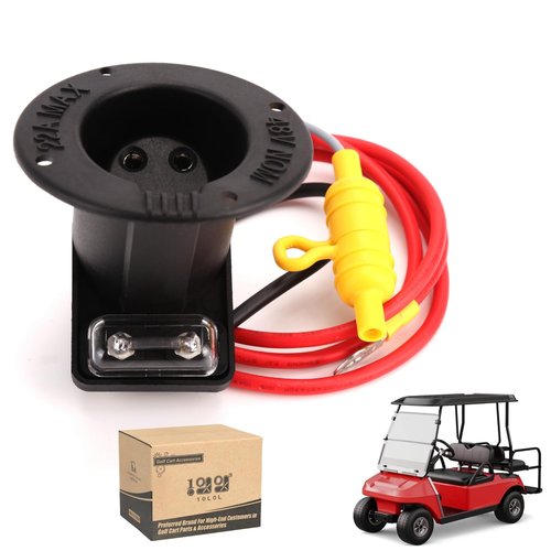 10L0L Club Car DS Charger Receptacle - 101802101 1017968-01 1018949-01 - Club Car Charger Port 48 Volt