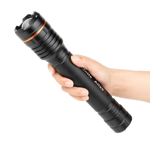 KunHe Heavy Duty 3D Cell LED Flashlights Large Aluminum Zoomable High Lumens-1000 LM Battery Powered Police Flashlight- Big Flashlight for Home Emergency Power Outages Camping Car