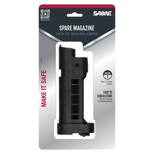 Sabre Home Defense Pepper Projectile Launcher, Large Size with (7) 0.68 Cal. Projectiles - 40% More Stopping Power for Extra Home Protection, and Made in USA Sabre Pepper Gel Canister 0.67 fl oz