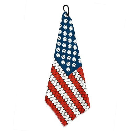 Wolf Golf Towels Pickleball Accessories | Pickleball Gifts | American Flag Paddles Towel | Sport Towel | Retirement Gift