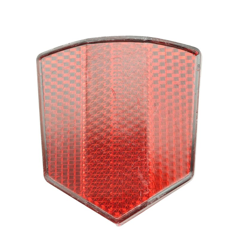 PZRT Handlebar Mount Bicycle Reflector Reflective Front Rear Warning Light Red Plastic Bike Accessories
