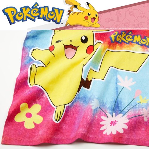 Franco Pokémon Kids Bath Towel Set - Soft Absorbent Cotton Terry, 50" x 25", Includes Washcloth