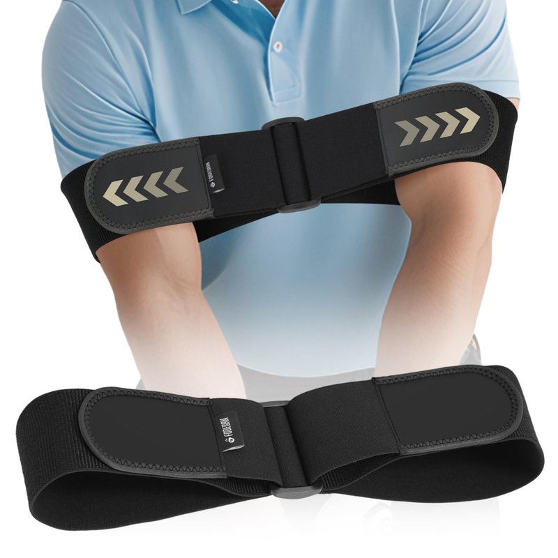 FODESAN Adjustable Golf Swing Trainer Arm Band – 2026 Essential Golf Accessories for Golfers – Innovative Arm Connection Aid with Strong Restraining Power to Fix Chicken Wing & Improve Swing Stability
