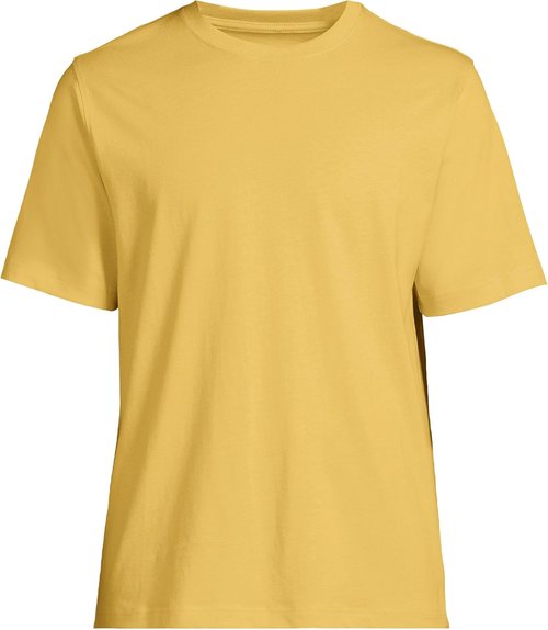 Lands' End Men's Super-T Short Sleeve T-Shirt - Comfortable Cotton Fabric | Classic Fit