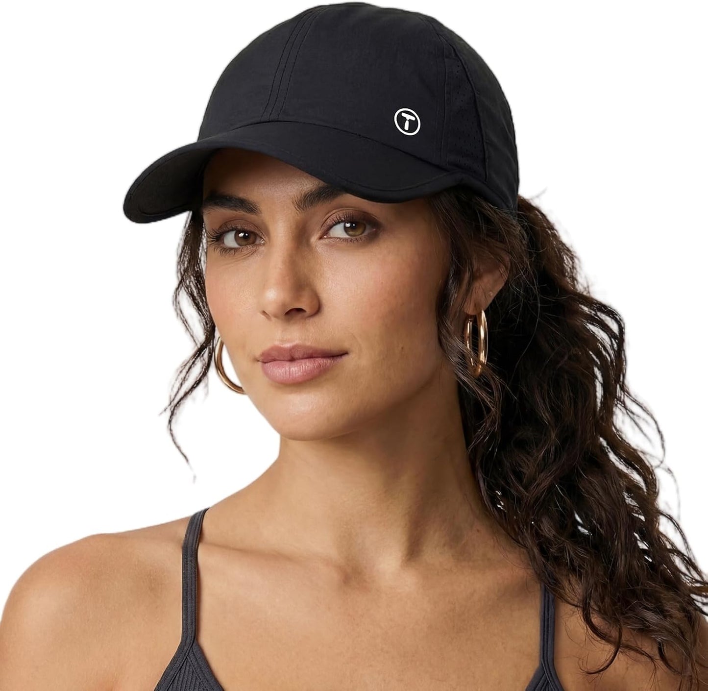 TOP-EX Cooling UV 50 High Ponytail Baseball Cap for Women - Breathable Design for Running & Golf | S/M Size