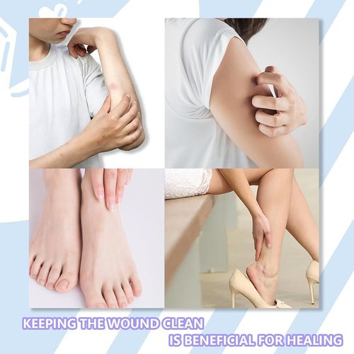 Assorted Bandages Variety Pack - 300 Flexible Adhesive Bandages for First Aid | Waterproof & Breathable