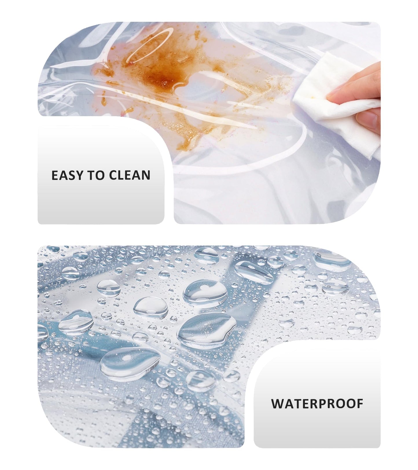 abshoo Clear Bag for Stadium Events Approved Clear Mini Backpack Transparent Bags for Women Concert Festivals Sport Event (Blue)