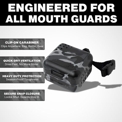 Armour Mouthguard Case Black OSFA