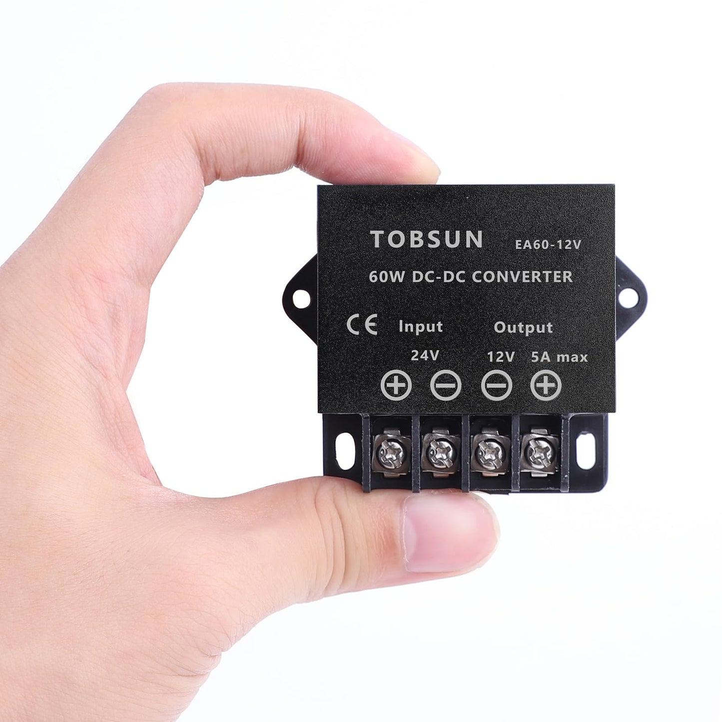 DC 24V to 12V 5A Converter 60W Voltage Step Down Buck Converter Regulator Reducer Power Converter Mini Module for Automotive, Industrial & DIY Electronic Projects