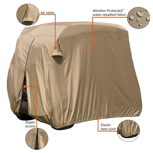 Classic Accessories 4-Person Golf Cart Cover, 108 Inch
