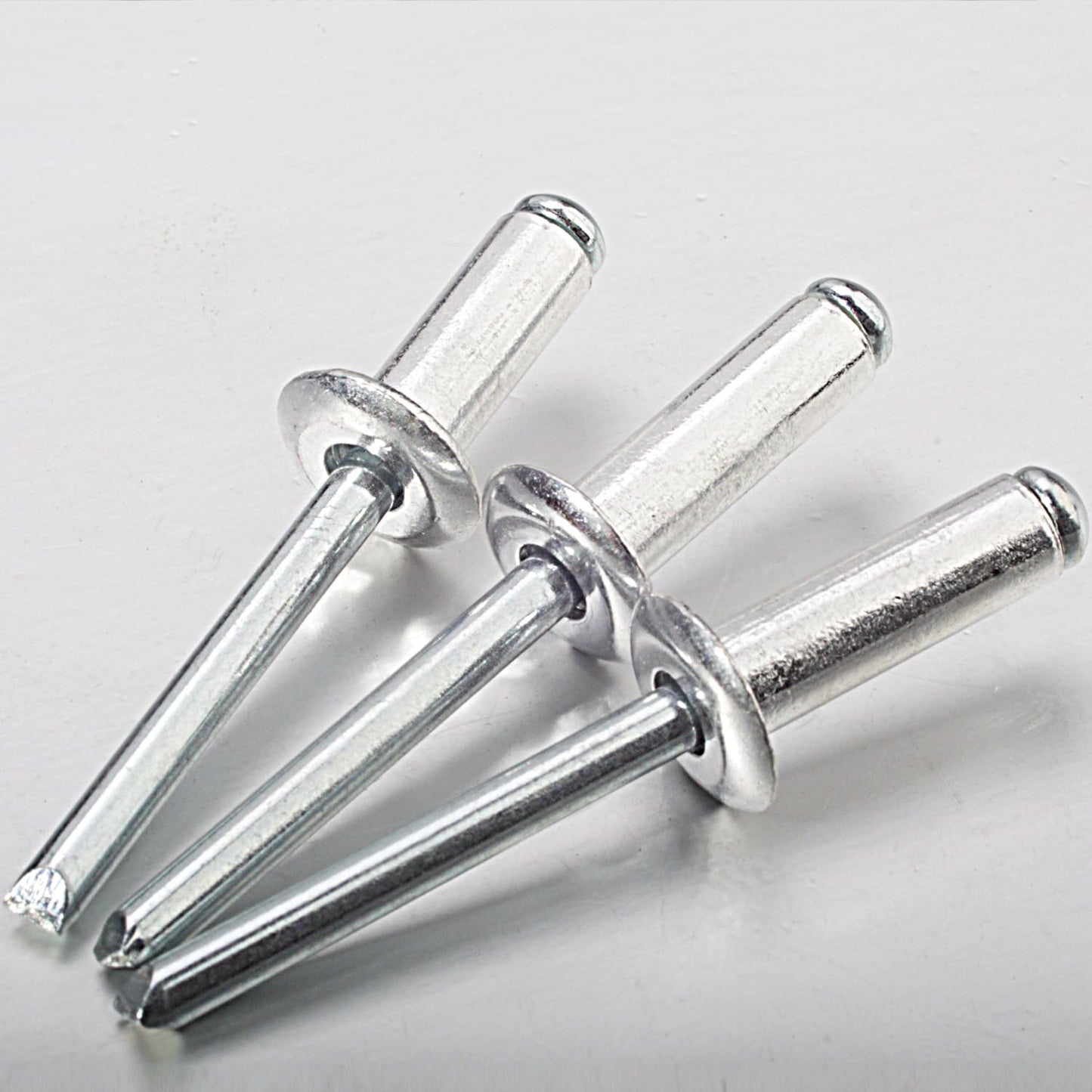 Linkup 50pcs pack 1/4" x 1" Pop blind Rivets, 6.4mm x 25mm pop rivets,Aluminum Body Steel Mandrel Rivets (Sliver),Dome Head aluminum rivets