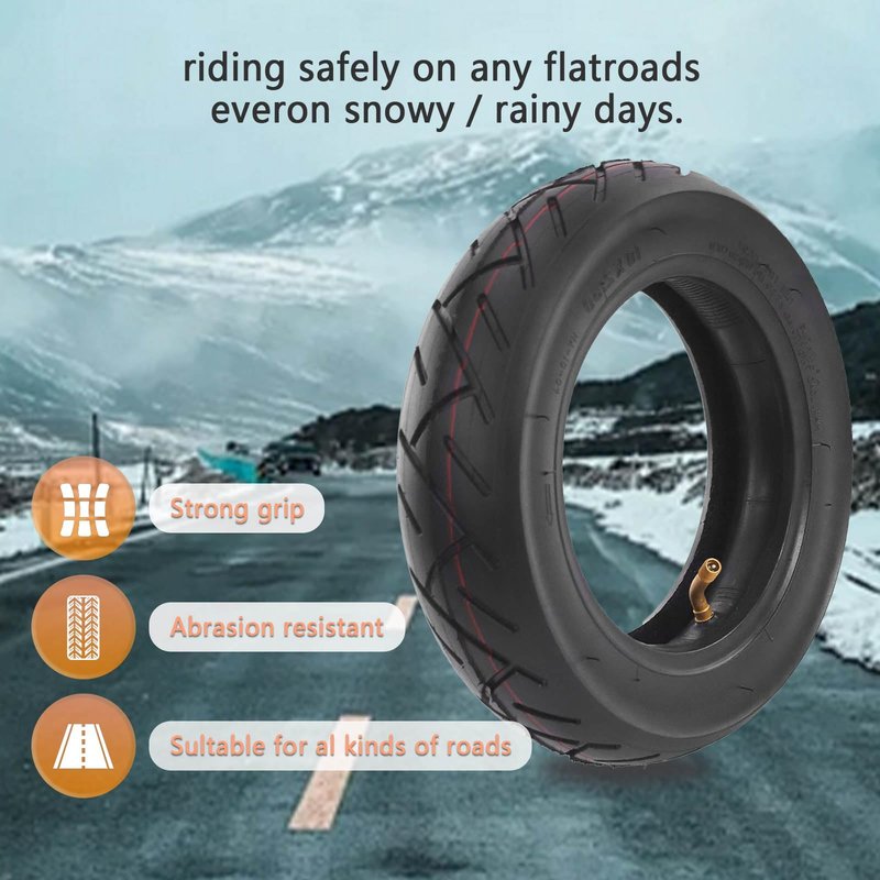 YONJILL 10 * 2.5 10 Inch Electric Scooter Replacement Tire, Compatible 10 Inch Electric Scooter with Inner Tire