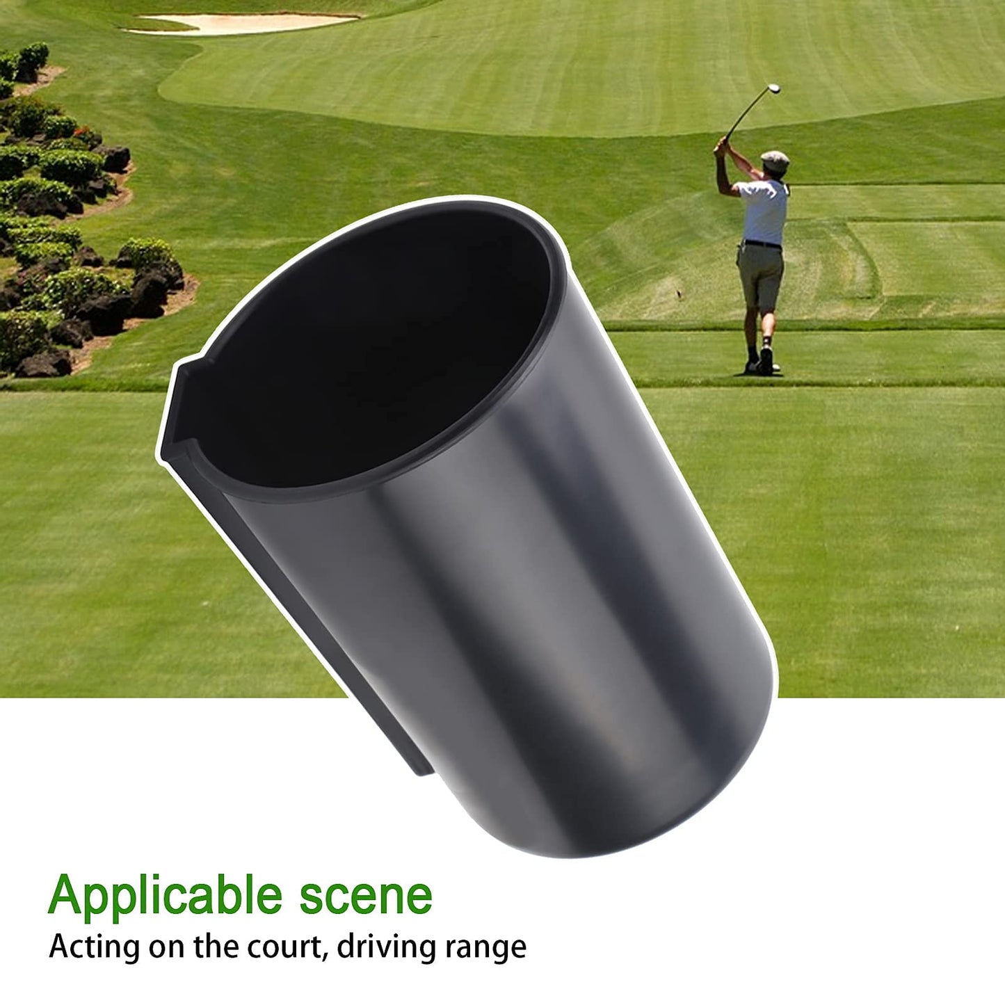 Golf Sand Bottle Holder, Durable Engineering Plastic Universal Golf Cart Accessory, Secure Fit for Golfers on Courses and Carts