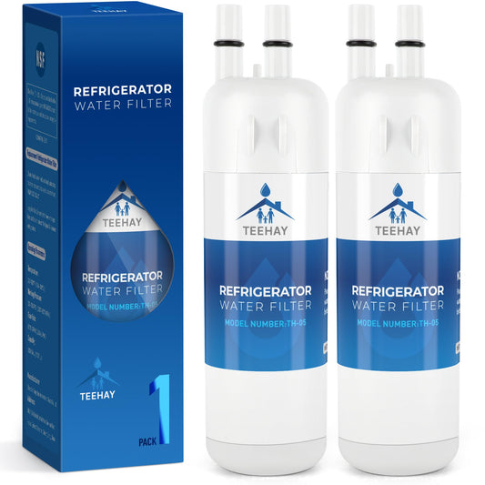 TEEHAY W10295370A Water Filter Replacement, Compatible with Amana ASI2575GRS, ASI2575GRB, KitchenAid KAD1RXD1, KFFS20EYMS, KFIS29PBMS, KSC24C8EYY, KSF26C4XYY, KSF26C6XYY, 2 Pack
