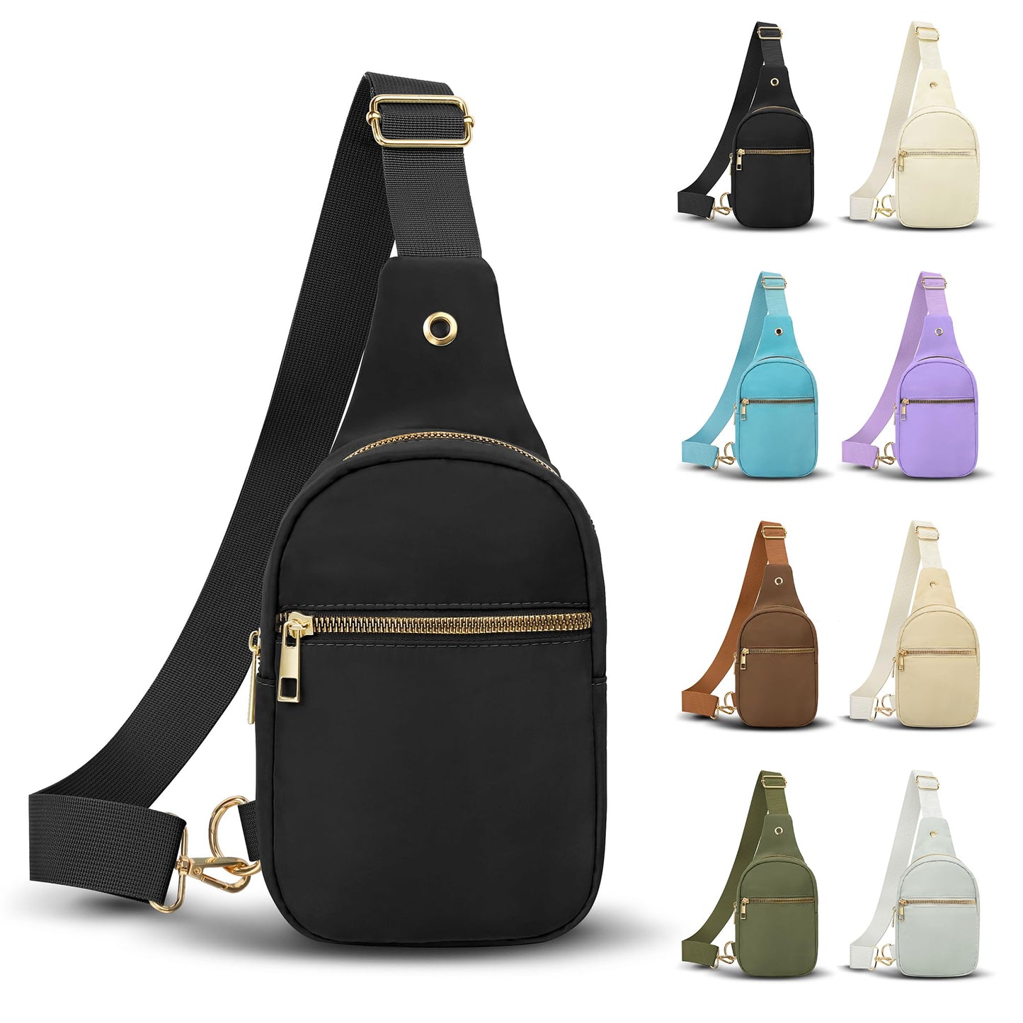 VOROLO Fanny Pack For Women And Men Crossbody Bag Belt Bag with Adjustable Strap Valentines Day