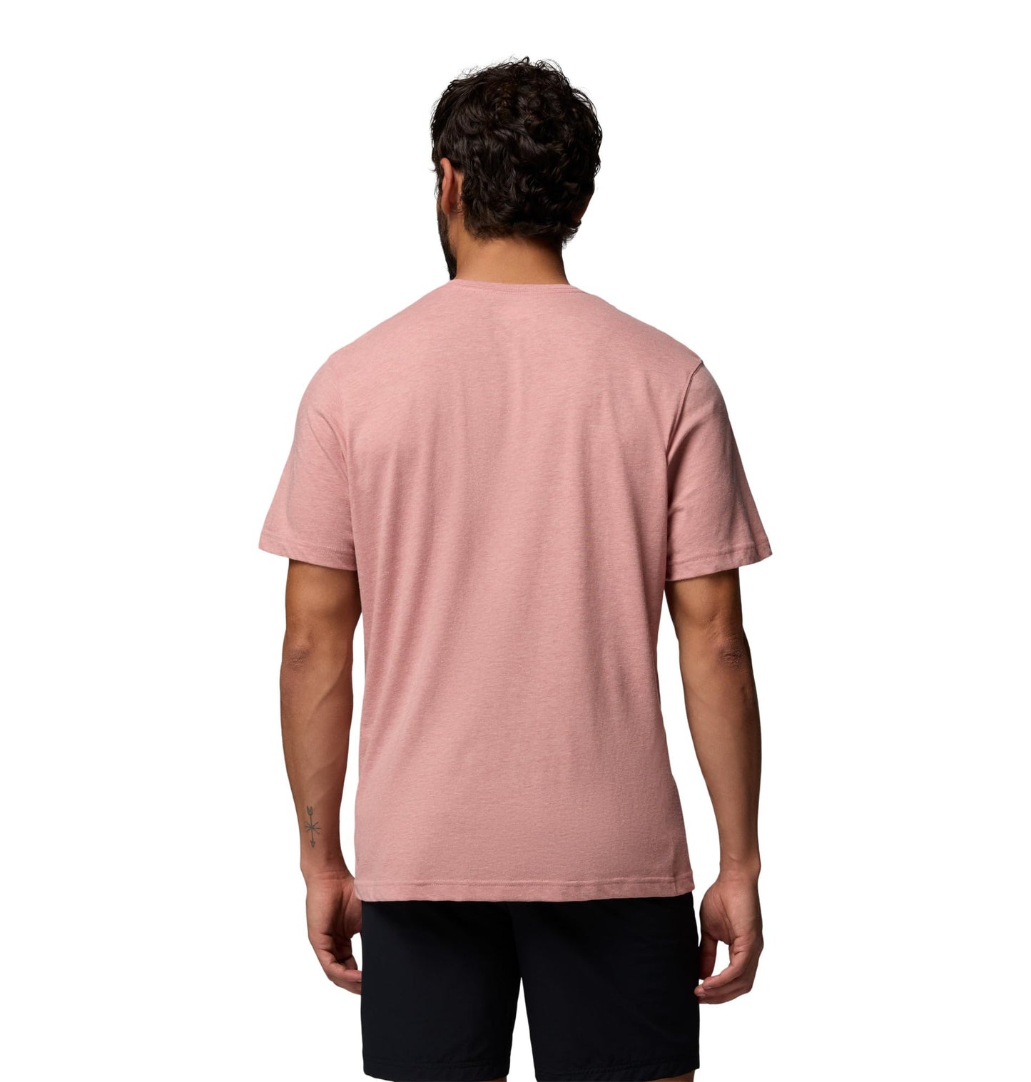 Columbia Men's Thistletown Hills Short Sleeve T-Shirt, Washed Red/Heather, X-Small