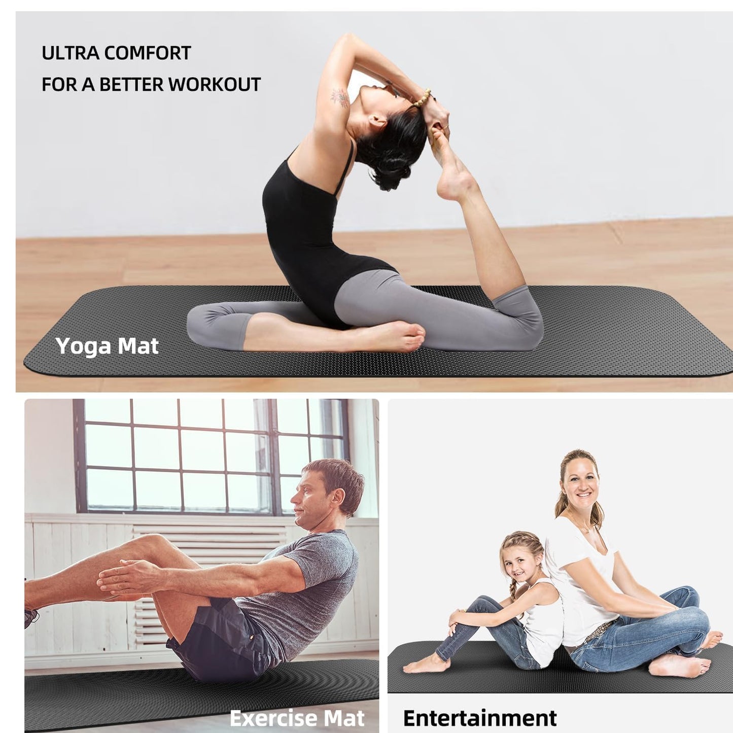 Treadmill Mat,Bike Mat,Stationary Bike Mat,Foldable Treadmill Mat for Hardwood Floors and Carpet.for Exercise Bike,Exercise Equipment Indoor Cycles,Rowing Elliptical