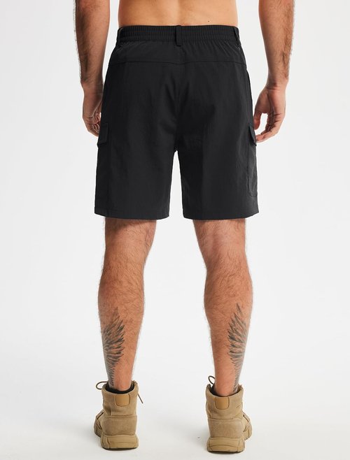 Libin Men's Hiking Cargo Shorts - Lightweight Quick-Dry Design with Zipper Pockets | Ideal for Golf, Work, and Fishing