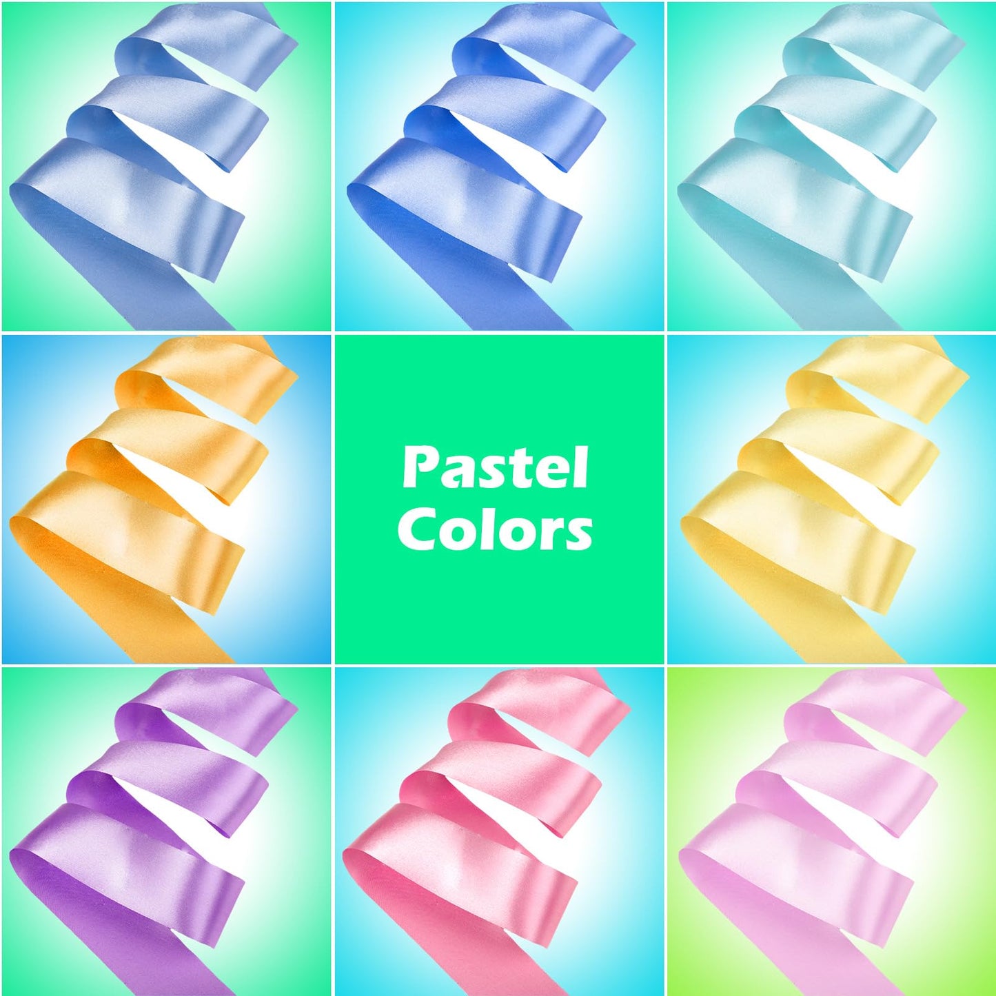 HiUnicorn Rainbow Party Favors Dance Ribbons for Kids Carnival Gymnastics Birthday Party Decoration Supplies, Ribbon Baton Twirling Sticks Silks Streamers Wands for Girls