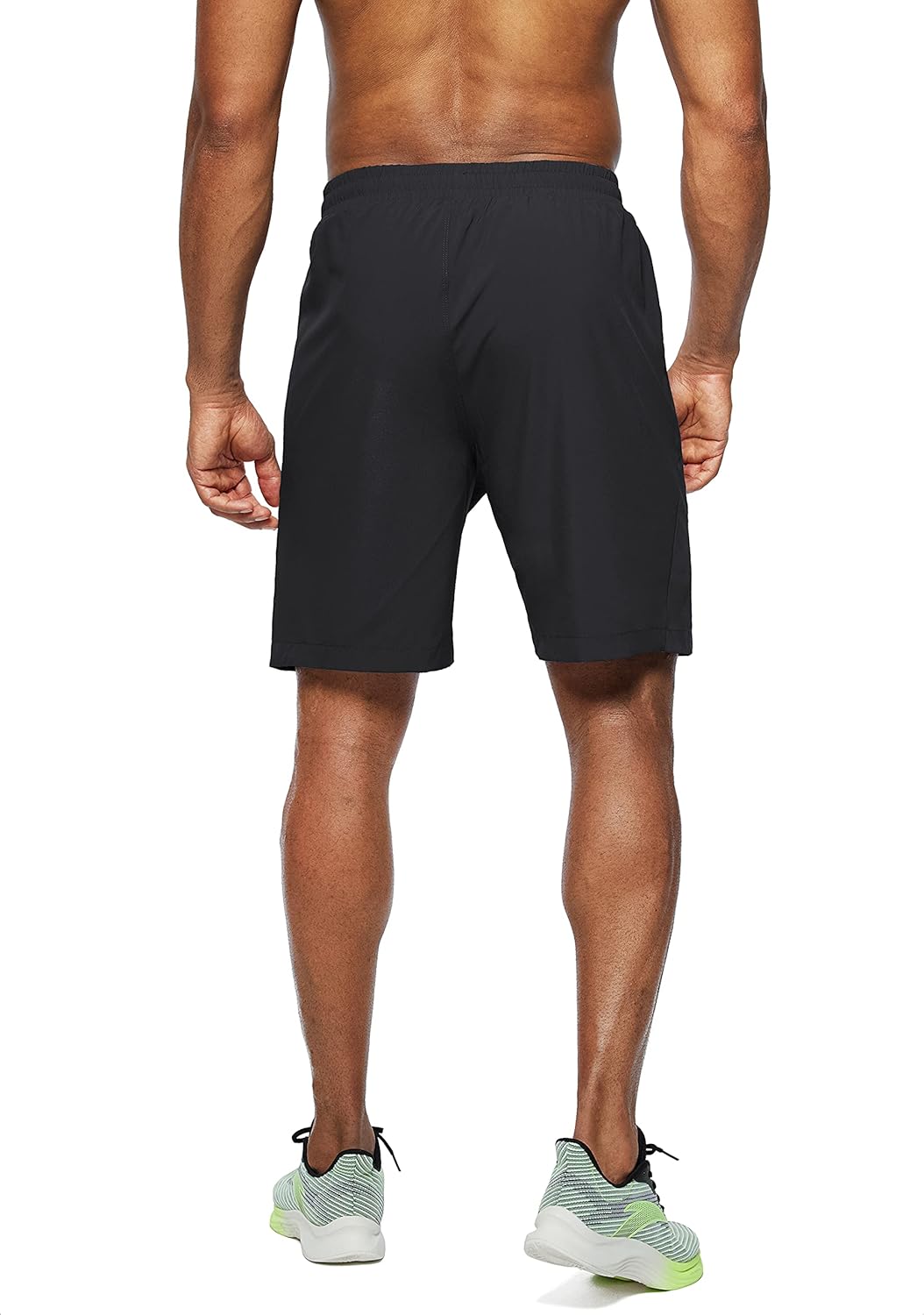 Pudolla Men's Athletic Running Shorts - Lightweight Gym Shorts with Zipper Pockets | 7"/5"/9" Sizes