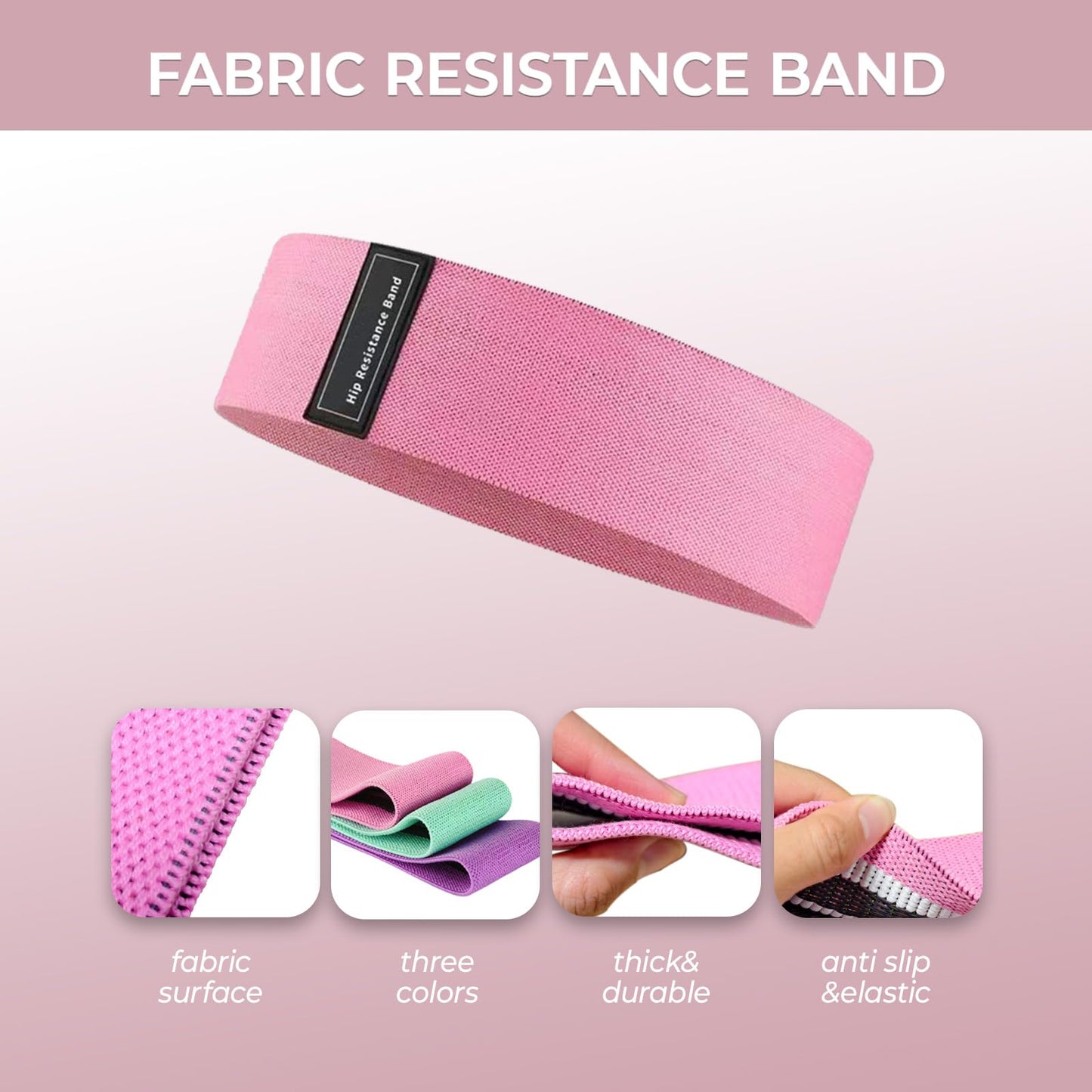 Kovixsc Resistance Band, Pilates Band,Work Out Bands for Women,Figure 8 Resistance Band, 14-Set Professional Exercise Bands for Pilates, Yoga, Home Gym, Booty, Leg Training with Workout Bands Guide