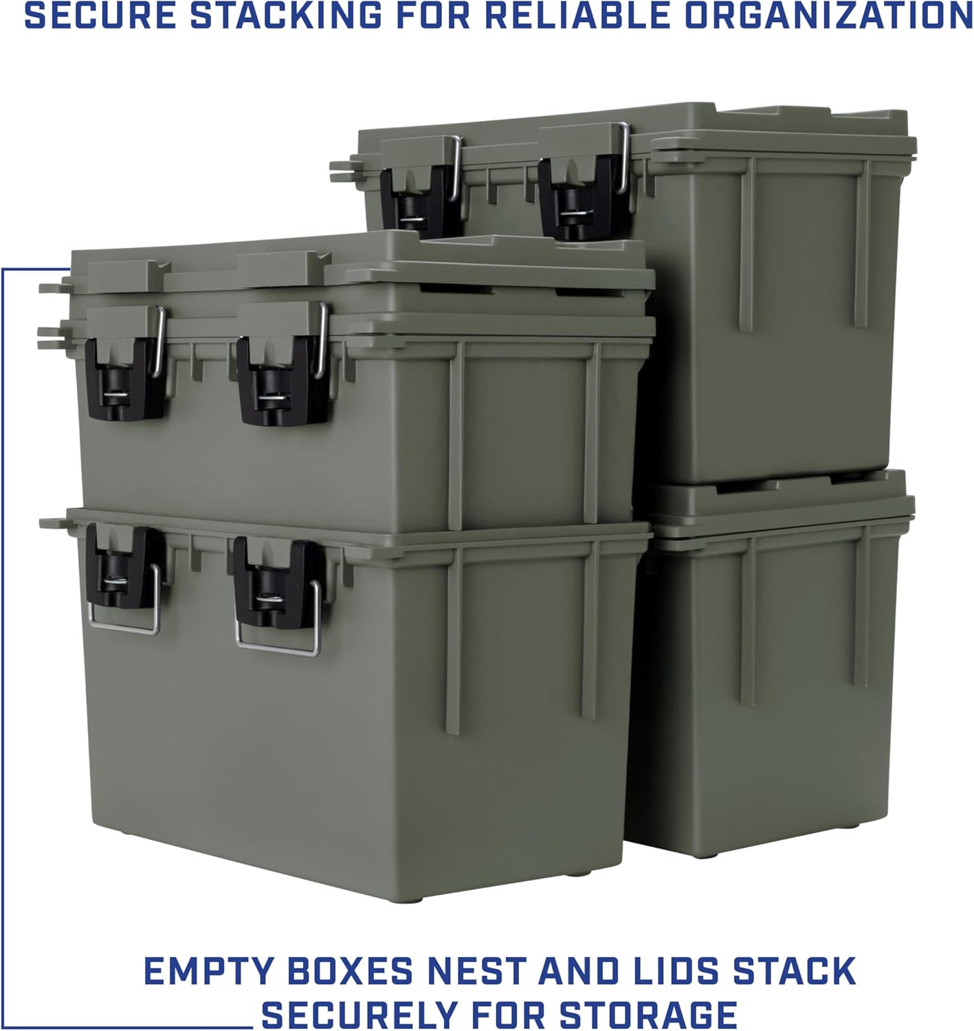 Sheffield XL Storage Bins - 2-Pack Lockable, Water-Resistant Containers for Home & Classroom