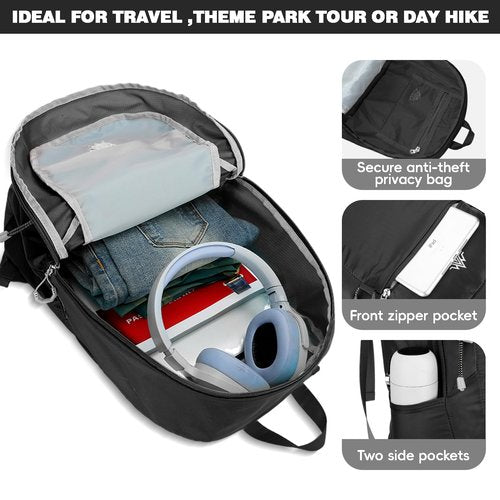 Seektop 20L Ultra Lightweight Small Hiking Backpack, Water-Resistant Packable Daypack for Hiking Travel Men Women