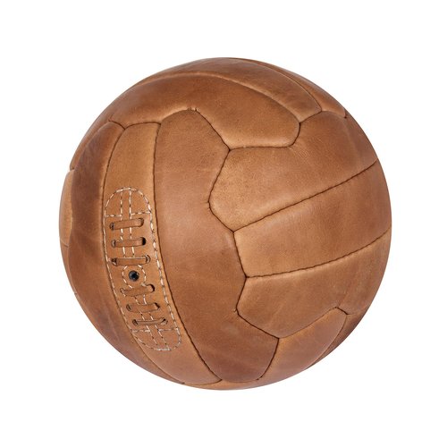 FNine Sports Antique Leather Balls, Vintage Balls Hand Made, (Football Light Brown)