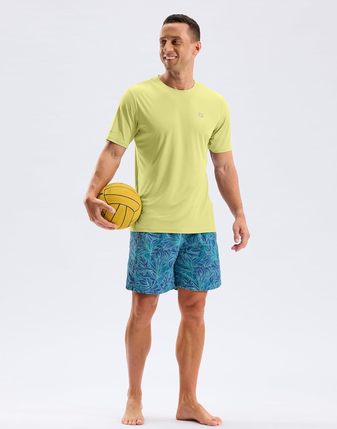 Skiennix Men's Breathable Workout T-Shirts - Lightweight Dry Fit UPF 50+ Cooling Tee for Running & Hiking