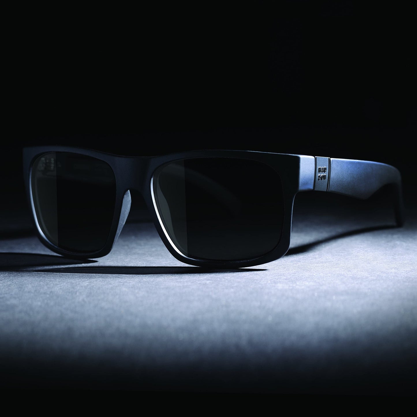 MADSON Camino Black Matte/Grey Polarized Sunglasses - Men's, UV Protection…