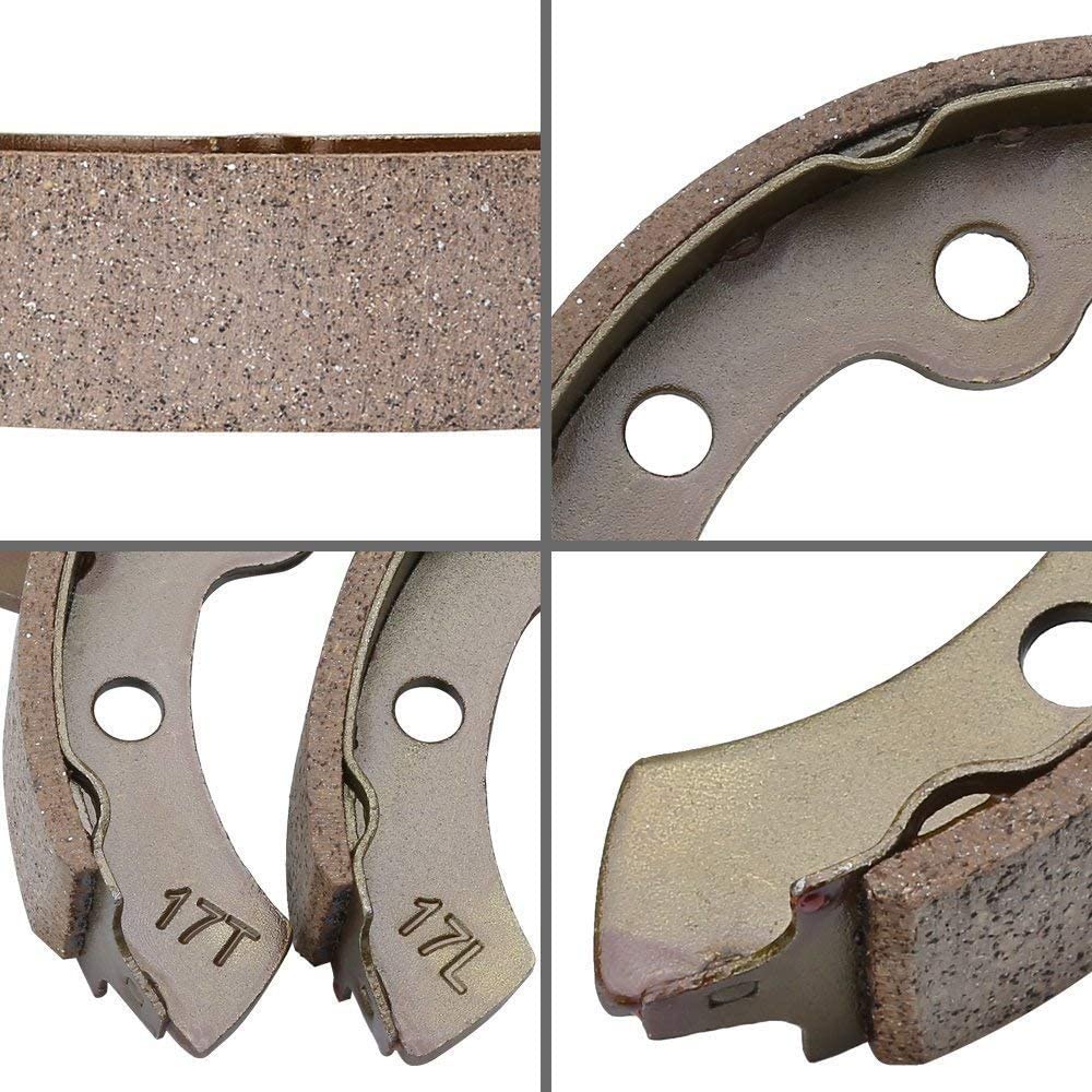 10L0L Golf Cart Brake Shoes for Club Car DS 1995-up, Precedent 2004-up, EZGO 1986.5-1995, for Yamaha G1 G2 G8 G9, OEM# 101823201 1011463 23364G1 27249G01