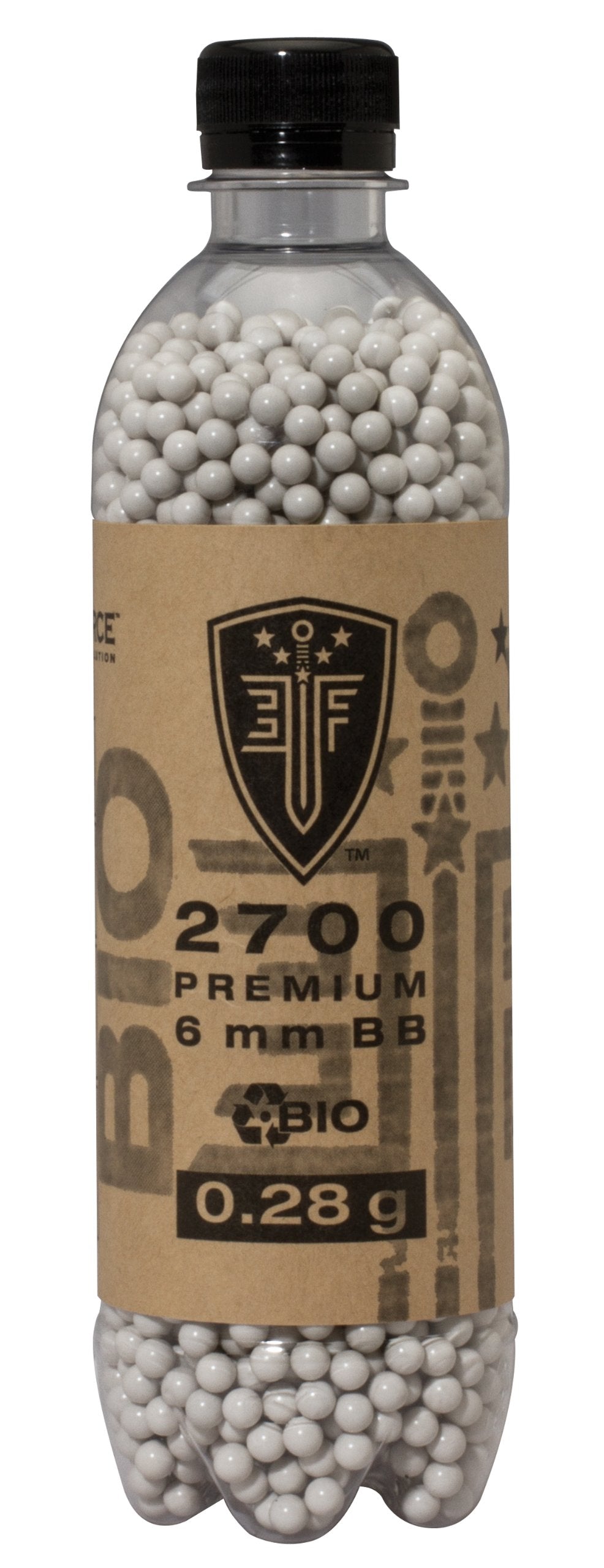 Elite Force Premium Biodegradable 6mm Airsoft BBS Ammo, .28 Gram, 2700 Count