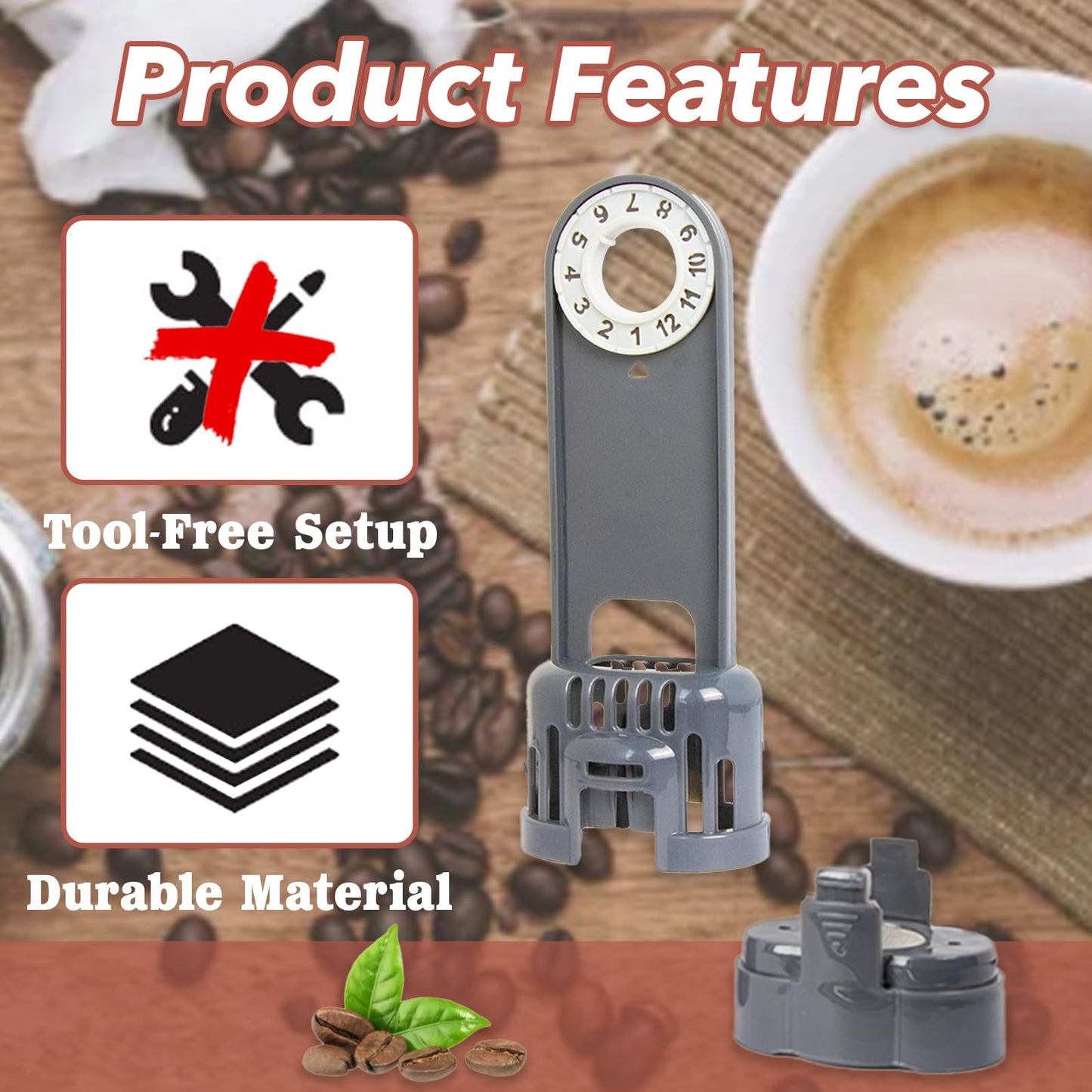 Upgrade Your Coffee Game with Replacement for Keurig Water Filter Holder - Compatible with Keurig 1.0 Brewers & Breville Coffee Makers - Great Café Water Filter Housing for Espresso and Coffee Machine