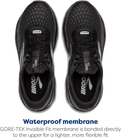 Brooks Women's Ghost 16 GTX - Waterproof Neutral Running Shoe for Ultimate Comfort & Support
