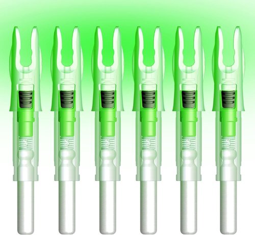 Linpeng Lighted Nocks for Arrows - 6PCS with ON/OFF Switch for Archery Hunting | Fits 165/G, 204/X, 233/H, 244/S, 246/GT