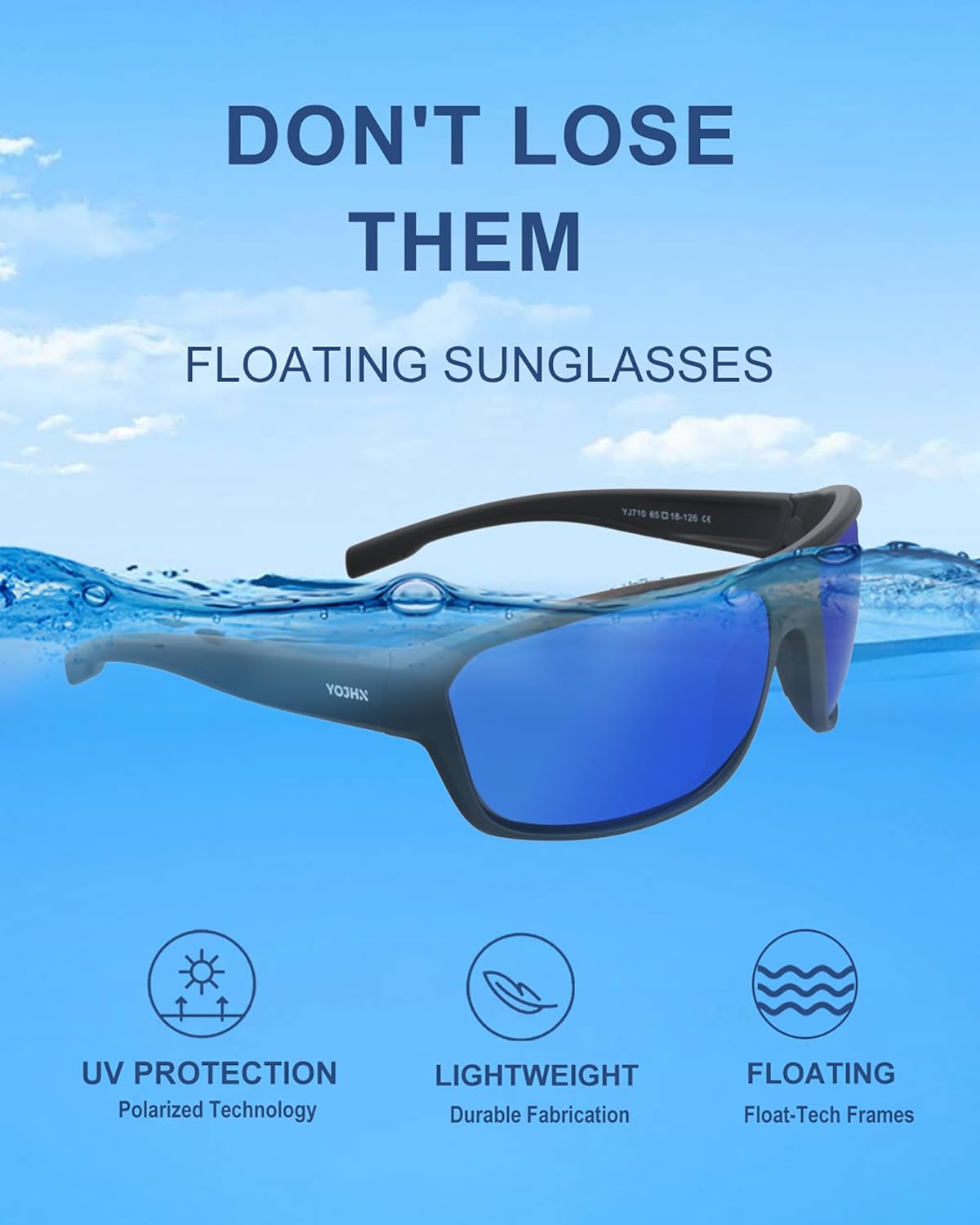 Skiennix Floating Polarized Fishing Sunglasses - UV Protection for Men & Women | Ideal for Water Sports