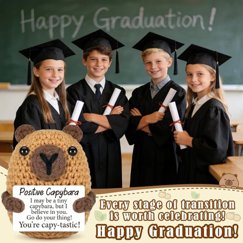 Capybara Mini Plush Toy - Perfect Birthday Gift for Teens & Graduation | Ideal for Mom, Dad & Teachers