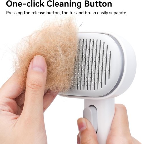 Aumuca Cat Brush - Effective Grooming Tool for Shedding | Ideal for Long & Short Haired Cats