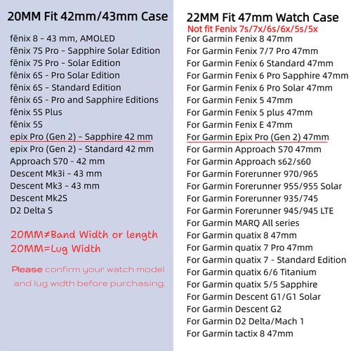 20mm 22mm Nylon Quick Dry Watch Band for Garmin Fenix 8 43mm 47mm 51mm /Fenix E/Fenix 7/Fenix 6/Fenix 5/Epix Pro/Instinct, Quick-Fit 20 22 26 Watch Band Strap for Garmin