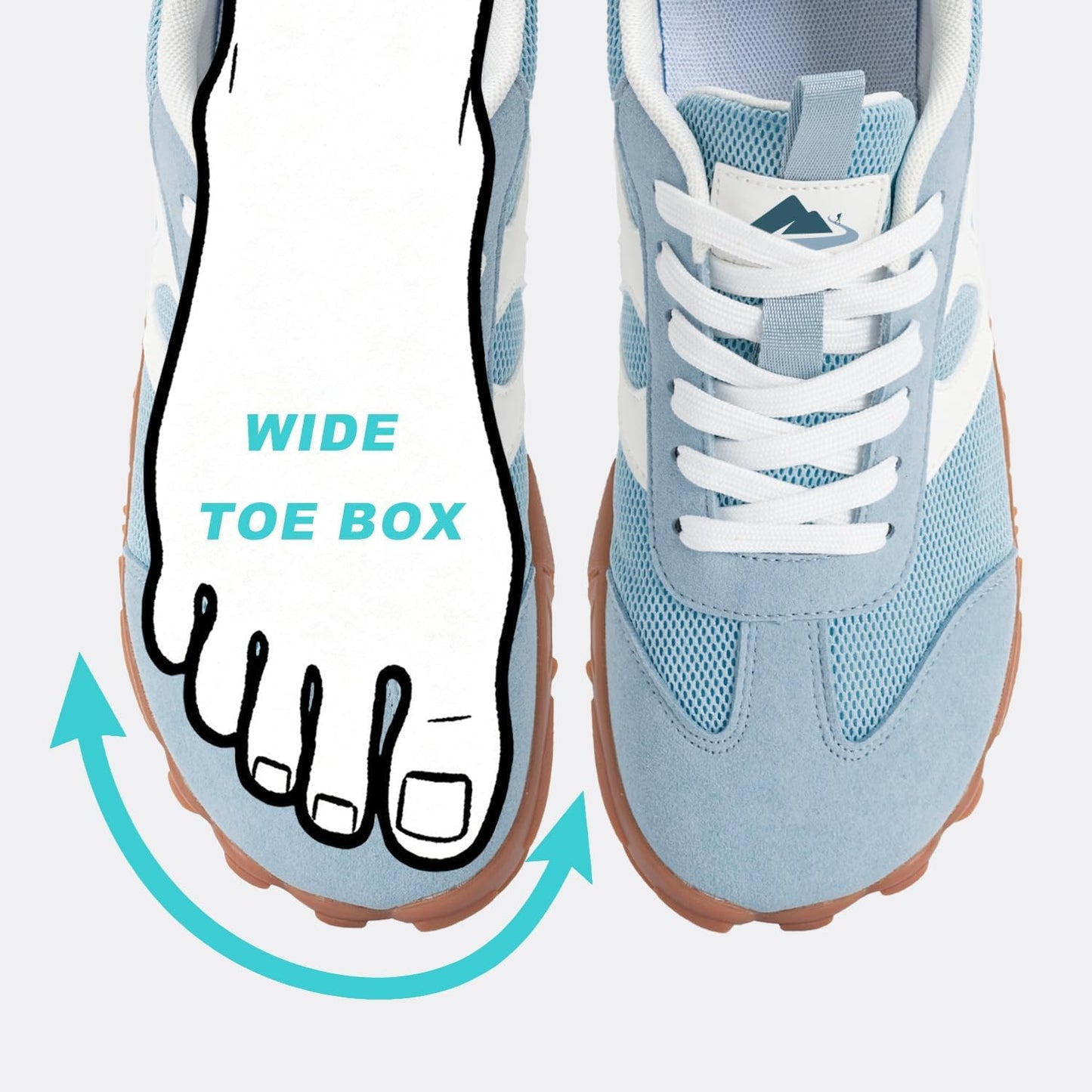 Skiennix Barefoot Shoes - Minimalist Trail Running Sneakers for Men & Women | Wide Toe Box Design