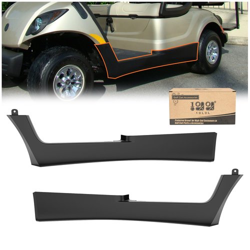 10L0L Golf Cart Rocker Kick Panel Set for Yamaha G29 Drive, Replaces OEM Part Number# JW1-K818A-00-00, JW1-K818B-00-00