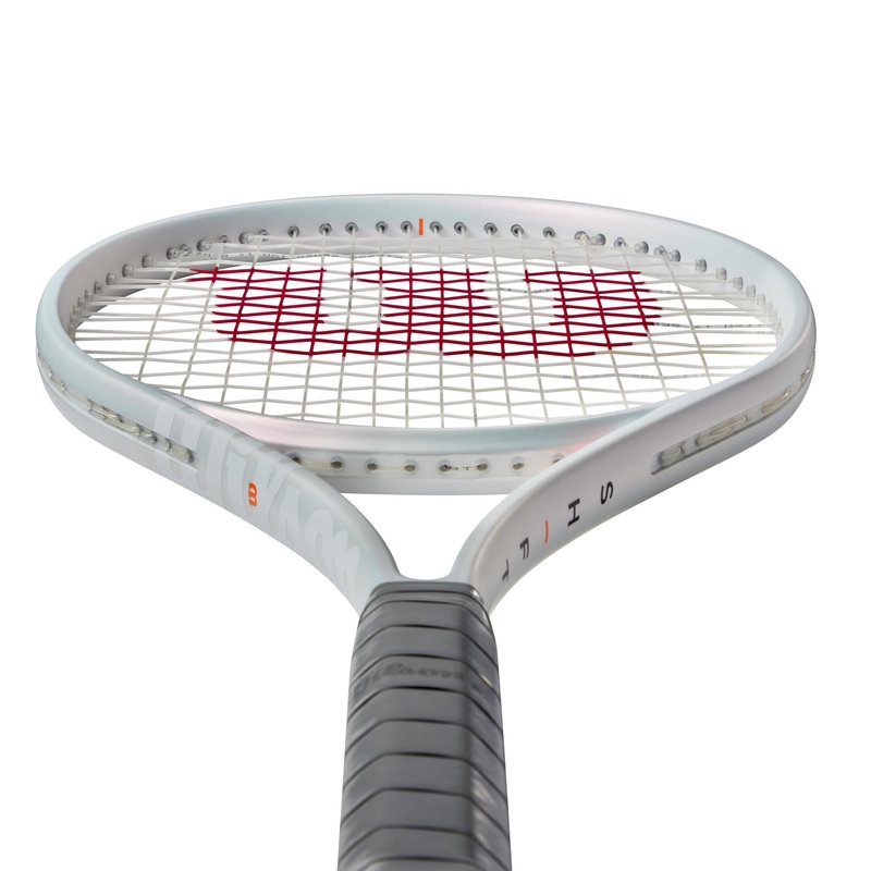 Wilson Shift 99 V1 Strung Performance Tennis Racket - Grip Size 4-4 1/2", Strung with Sensation 16 Natural at Mid Range Tension