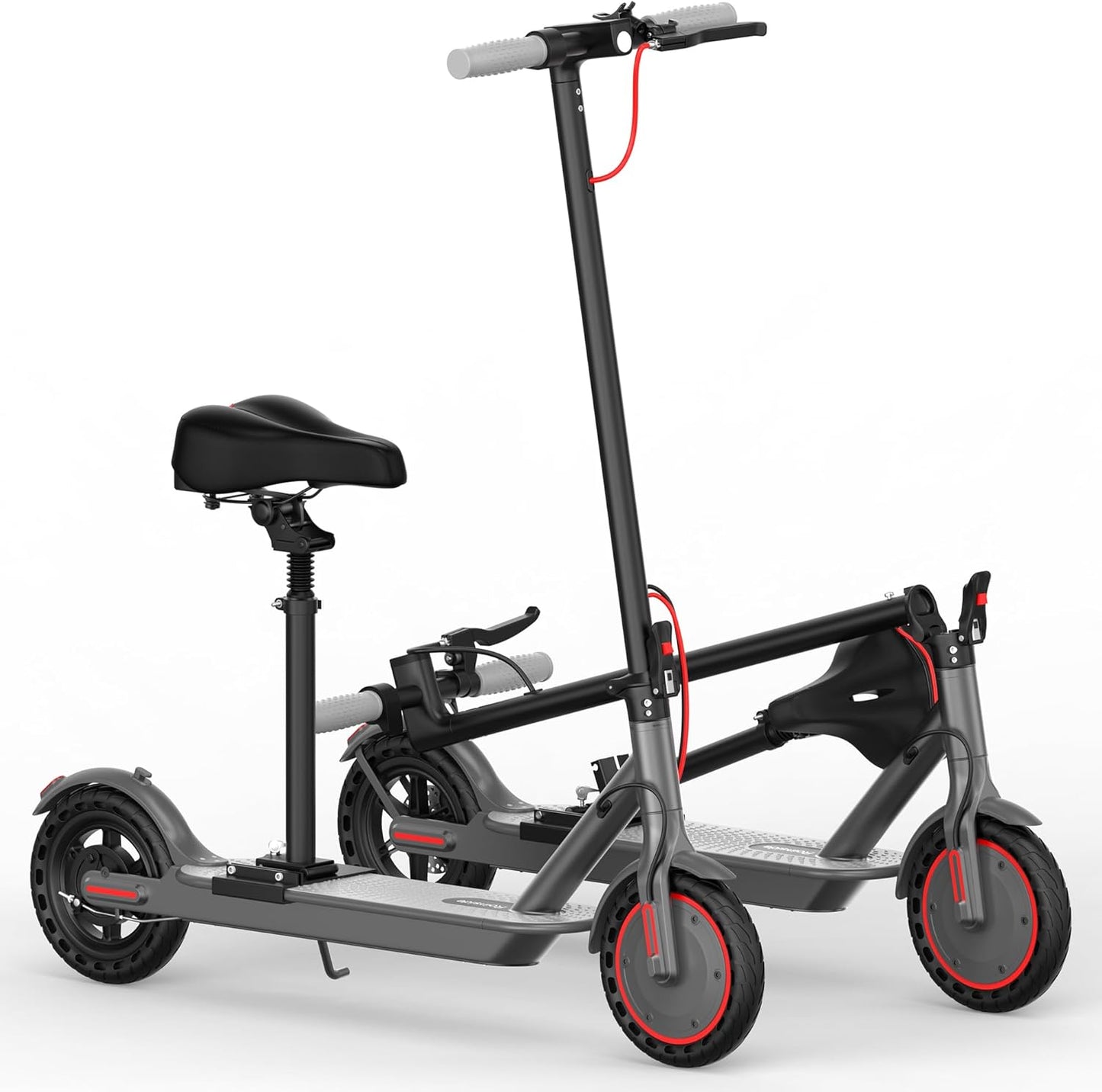 Roinside Electric Scooter - High-Speed 350W/500W Motor | Long-Range 12-62 Miles, Foldable Design
