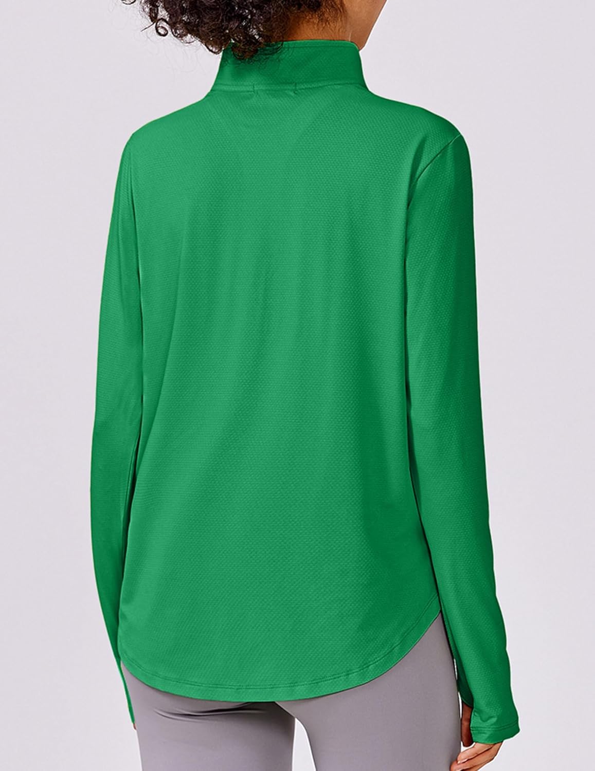 PINSPARK Long Sleeve Workout Tops for Women - UPF 50+ Sun Protection, Quick Dry Athletic Shirt | Ideal for Running, Hiking, Golf