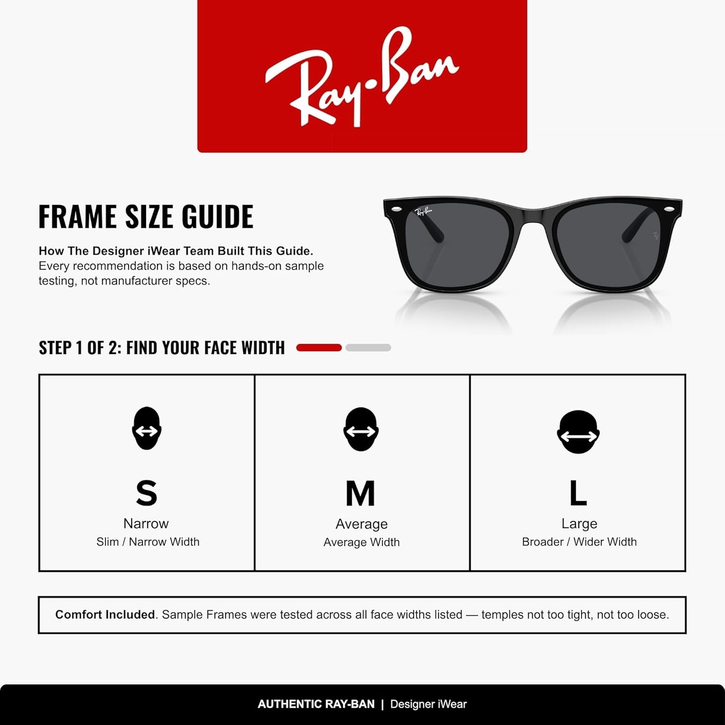 Ray-Ban Women's RB4420 Square Sunglasses - Stylish UV Protection | Classic Black Frame
