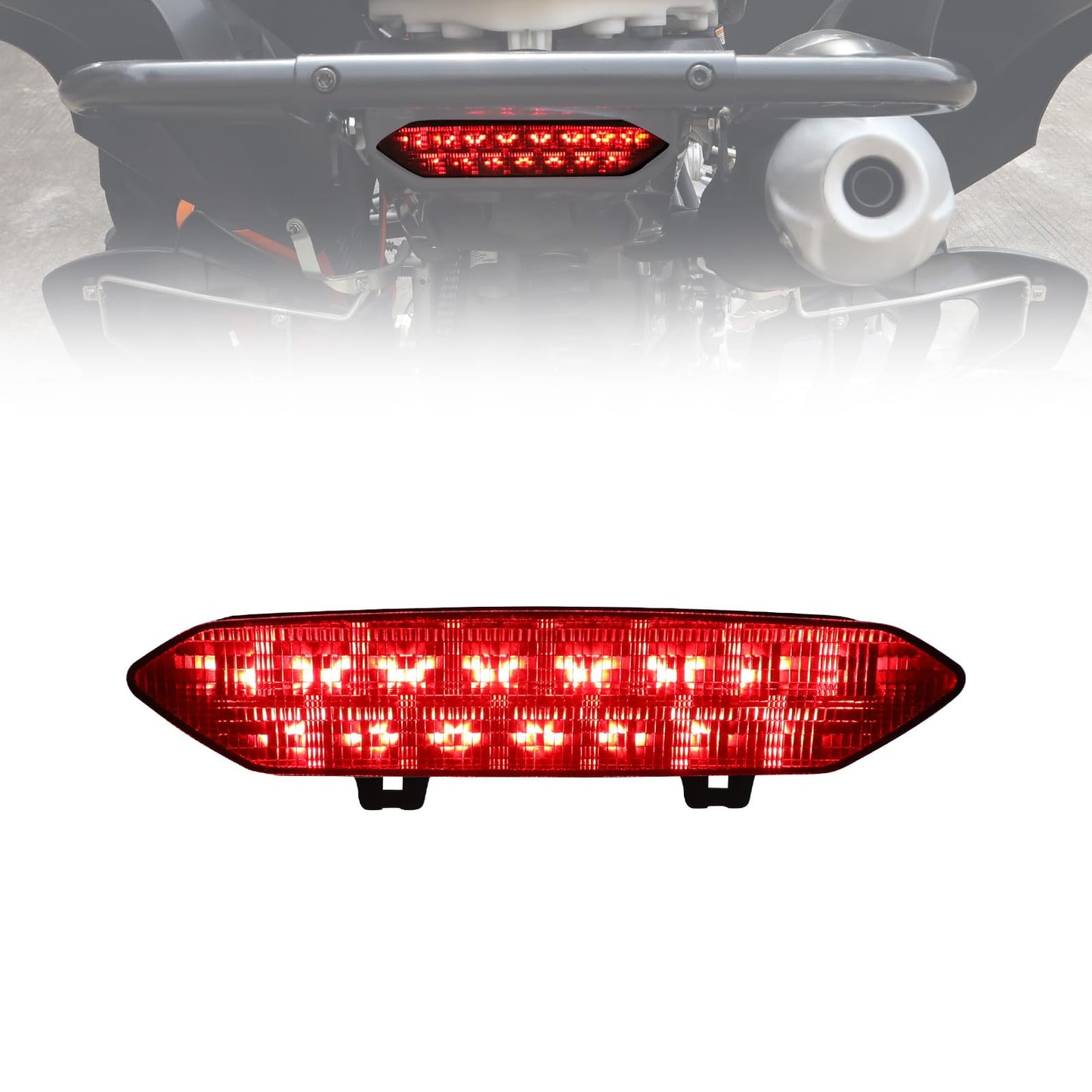 XATVXUTV LED Tail Light for Yamaha Raptor 700 700R, Smoked Black Brake Light LED Rear Taillight for Yamaha Raptor 700R 700 2006-2018 / YFZ450R YFZ450X YFZ 450R 450X 450 R X 2009-2018 Accessories