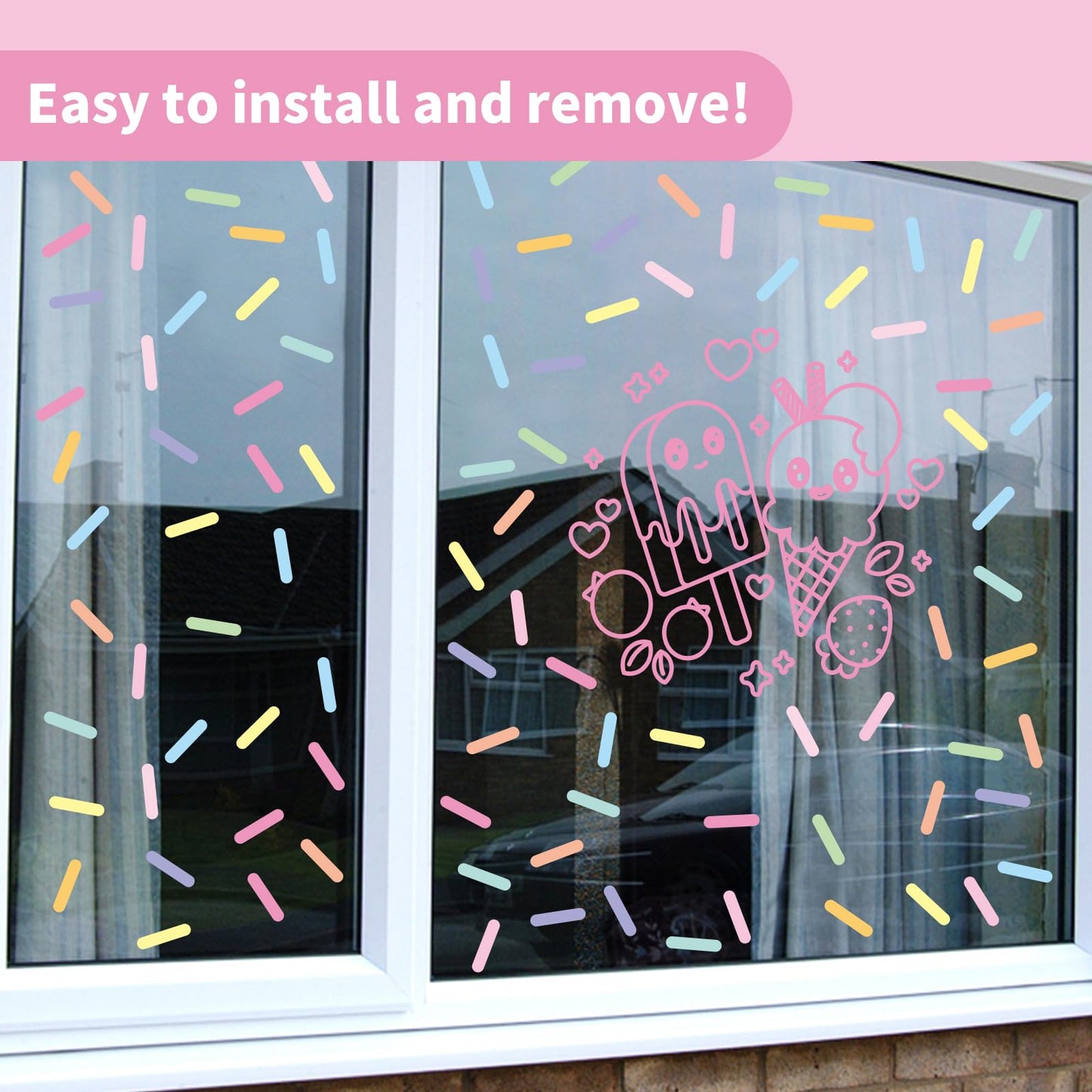 300 Pieces Confetti Wall Decals Removable Peel and Stick Sprinkle Wall Stickers Wallpaper for Kids Girls Room