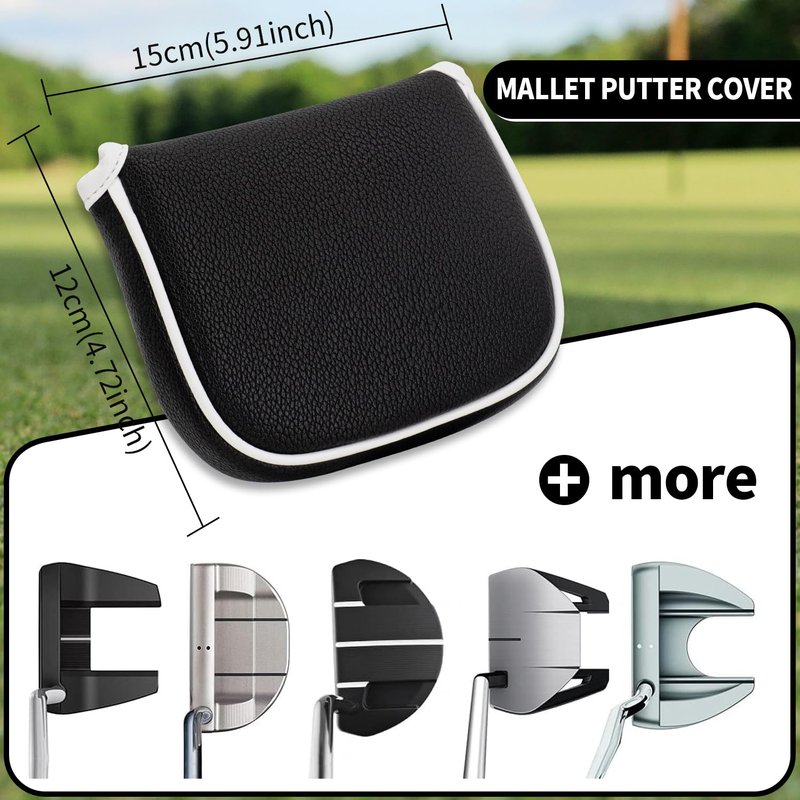 USA/Star/Blank Design Style Golf Mallet Putter Cover Headcover Magnetic Golf Head Covers Headcovers Club Protective Equipment.