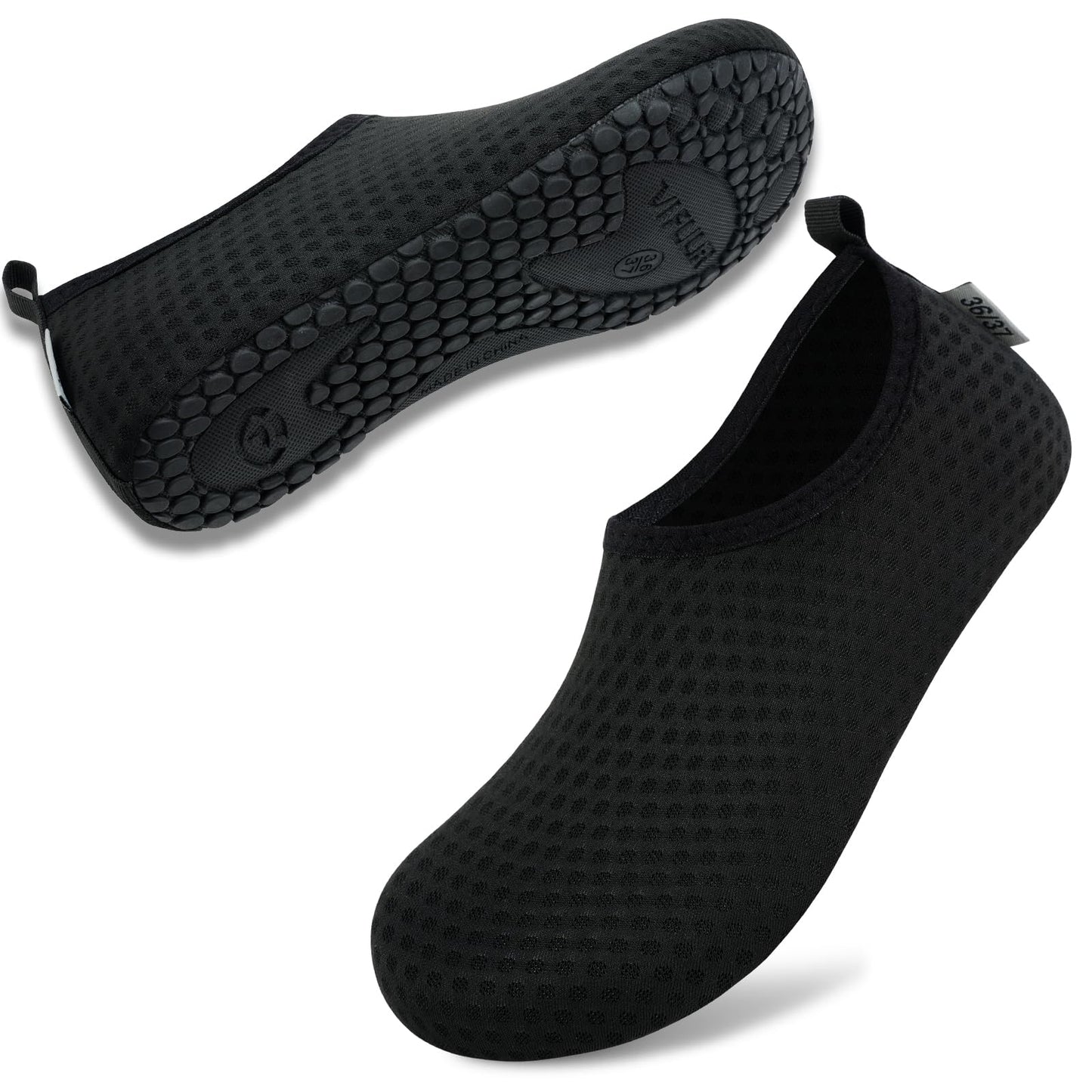 VIFUUR Water Sports Unisex Shoes Black Xue - 12.5-13 W US/ 11-11.5 M US (44-45)