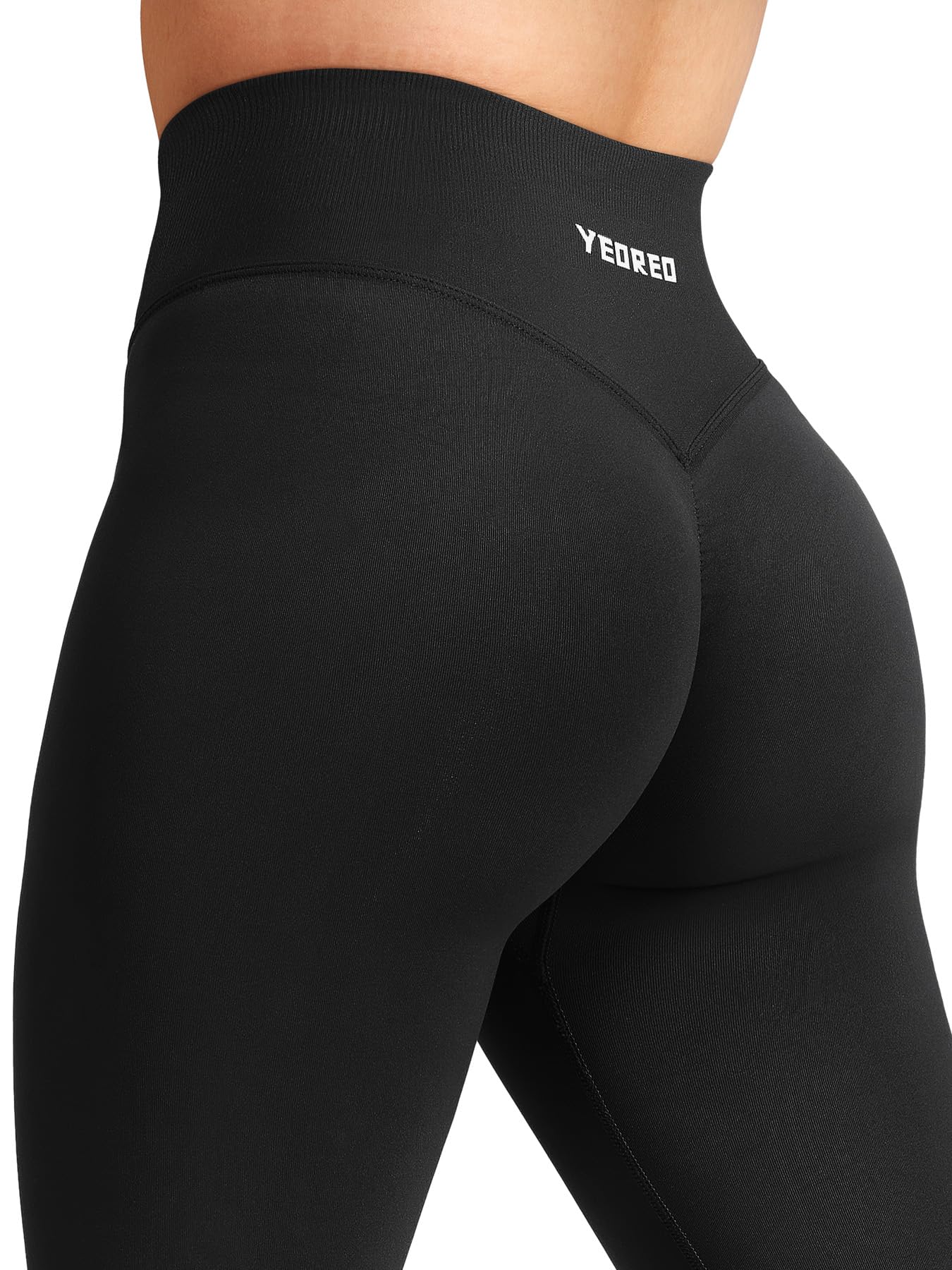 YEOREO Boost Workout Mini Flare Leggings for Women Seamless Gym Yoga Pants